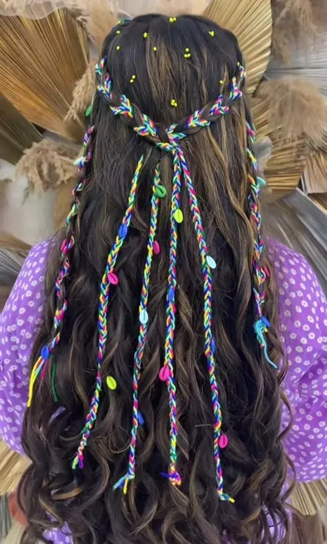 Shell Theme Hair Braids