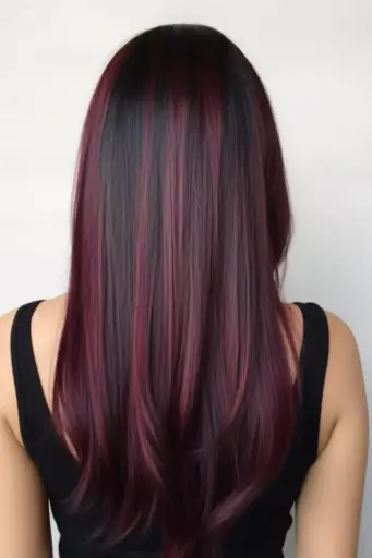 Burgundy Hair Shade